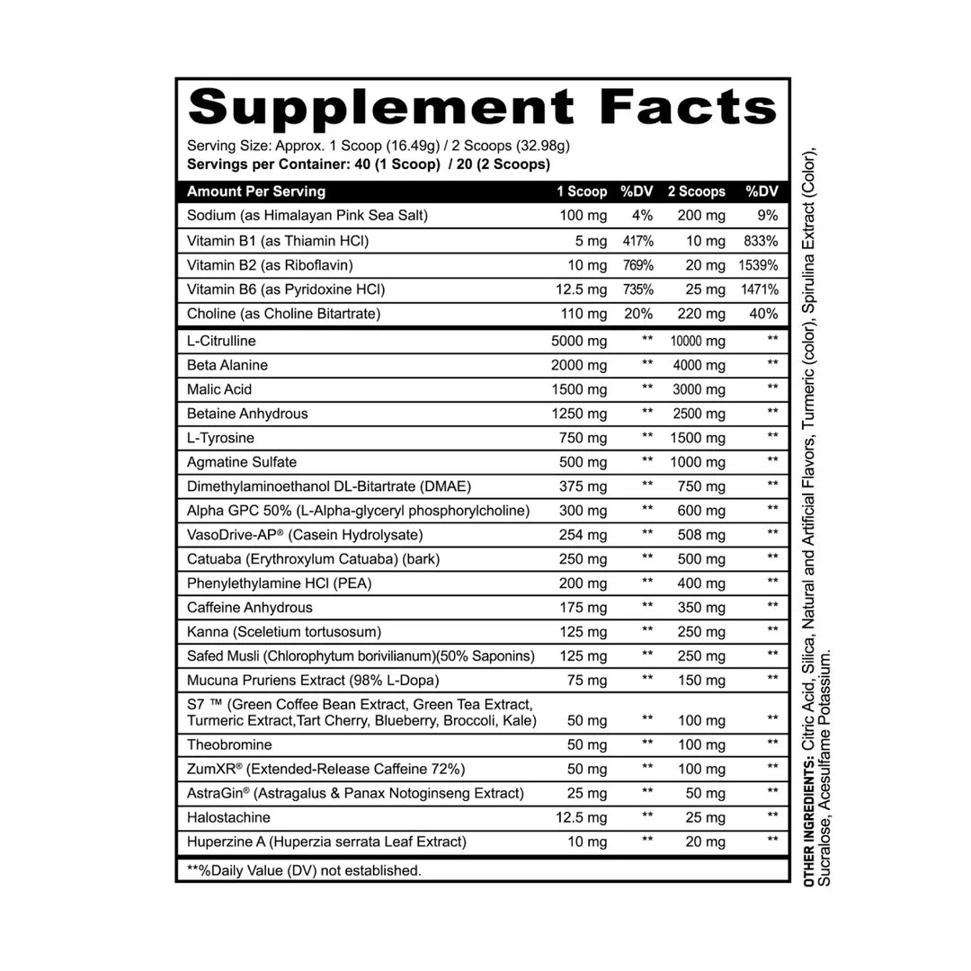 Black Magic SAVAGE Pre-workout