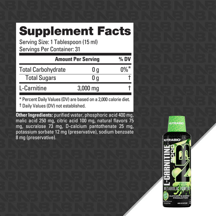 Nutrabio L-Carnitine (liquid)