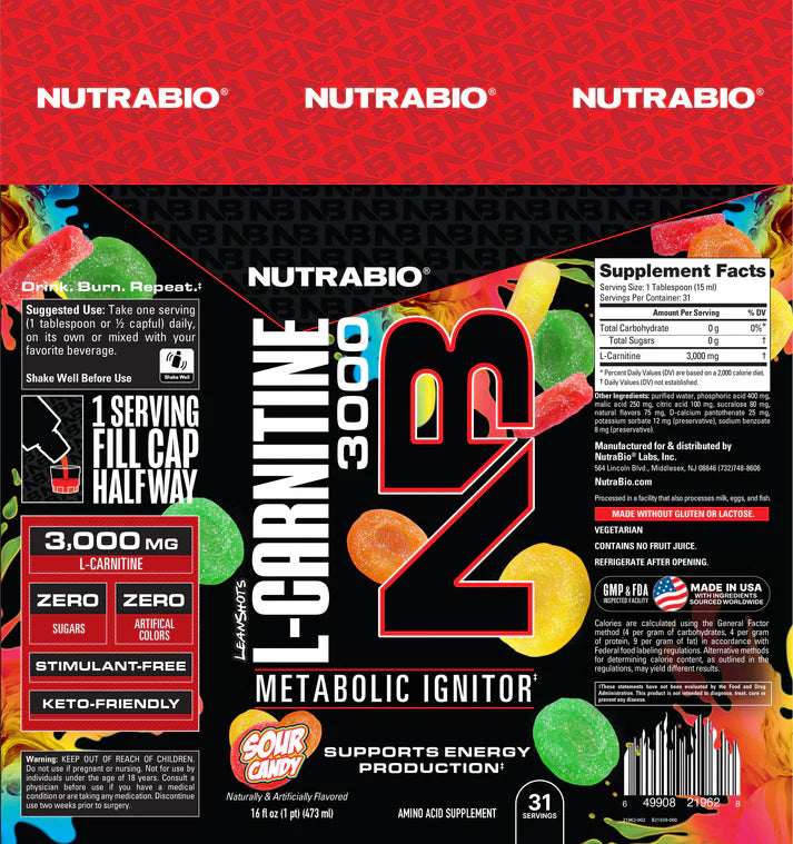 Nutrabio L-Carnitine (liquid)