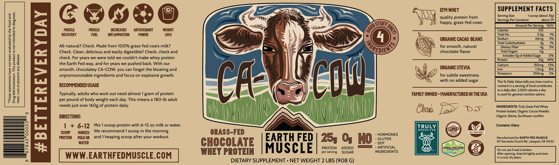 Earth Fed Muscle Grass Fed Whey-Isolate