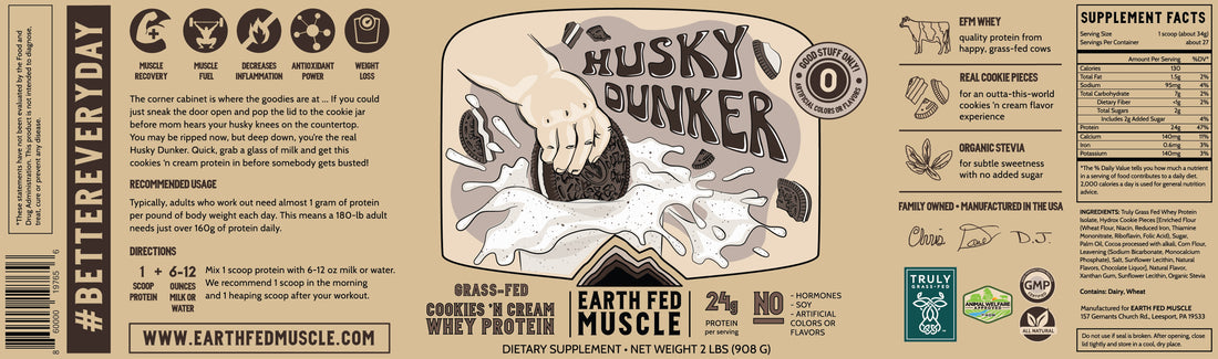 Earth Fed Muscle Grass Fed Whey-Isolate