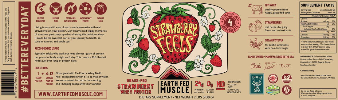 Earth Fed Muscle Grass Fed Whey-Isolate
