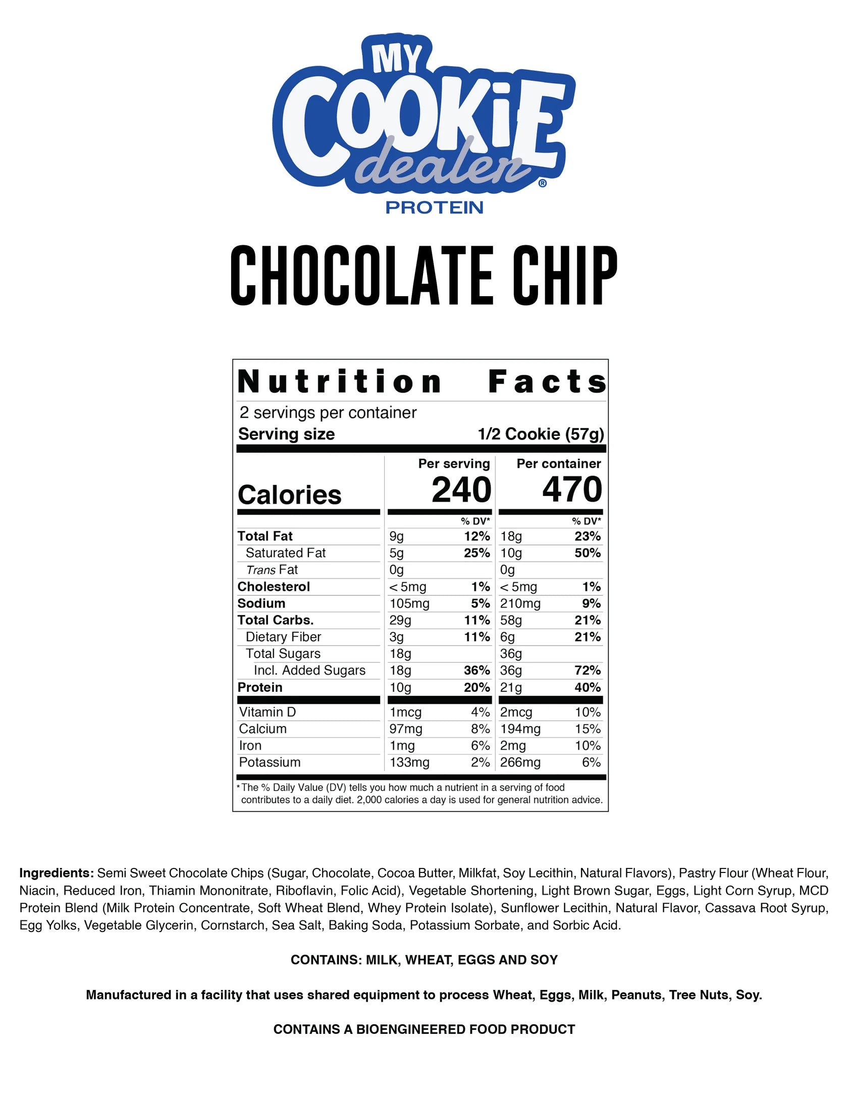 My cookie dealer ￼ protein cookie