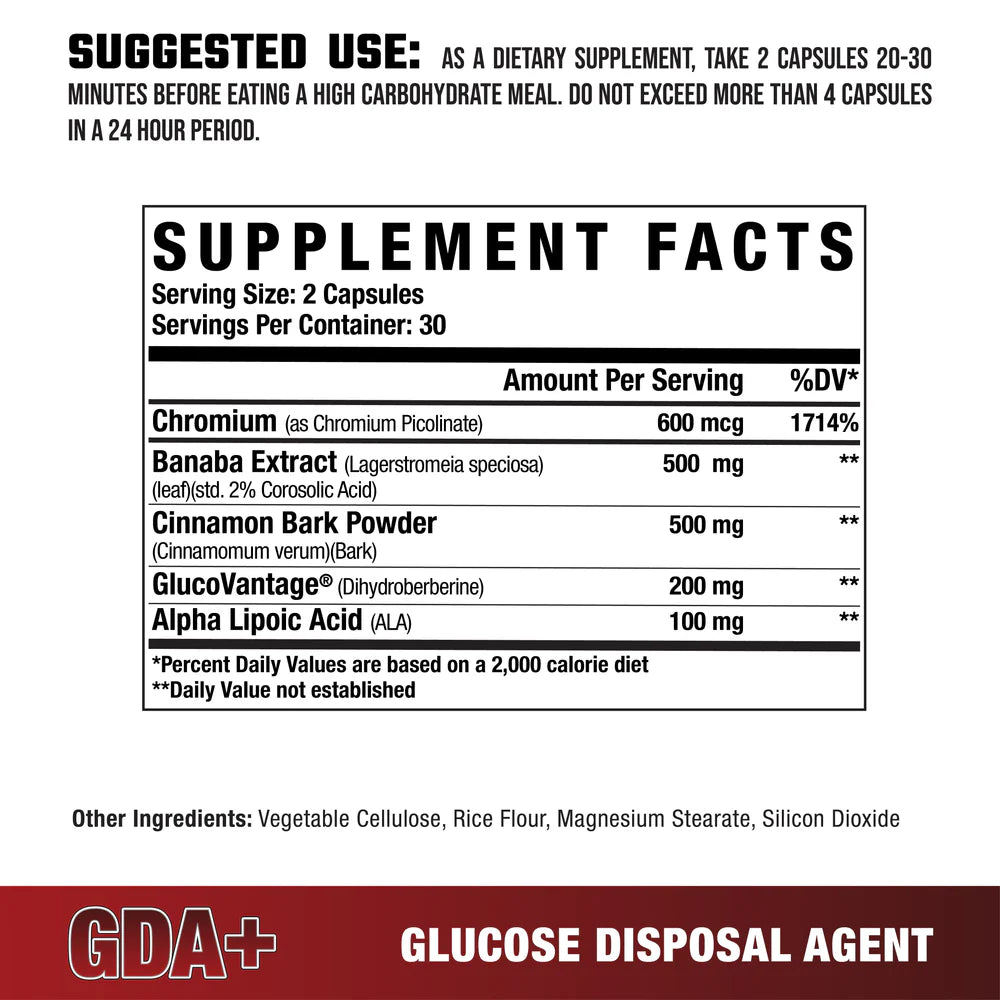 G.D.A glucose disposal agent