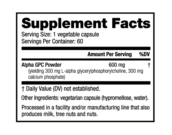 NutraBio Alpha-GPC