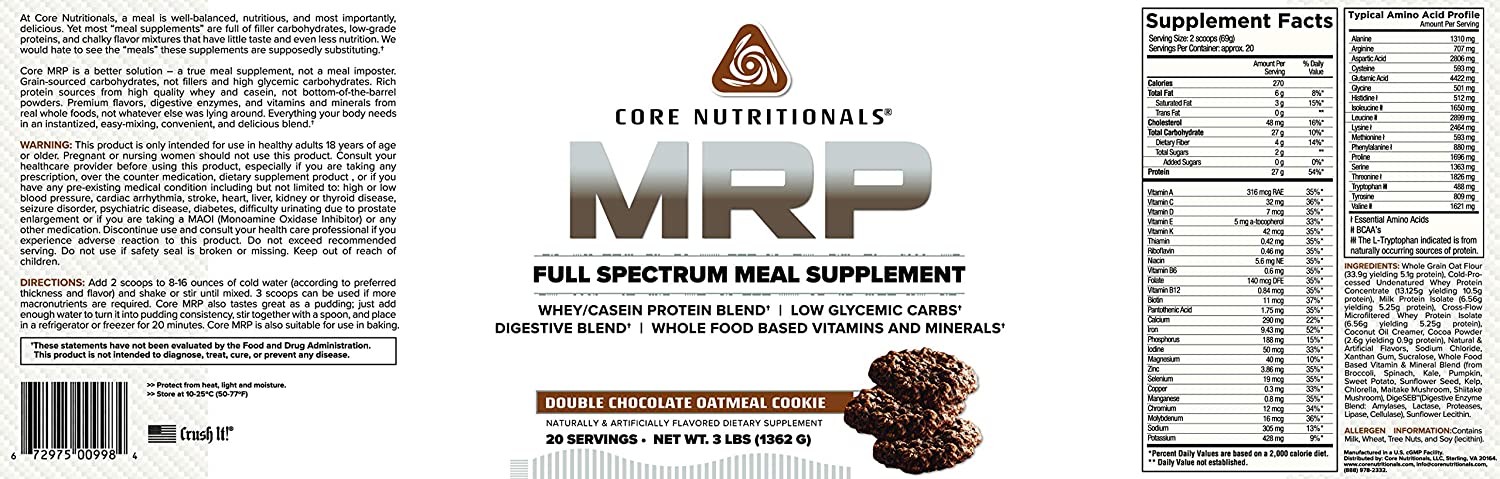 Core Nutritionals MRP