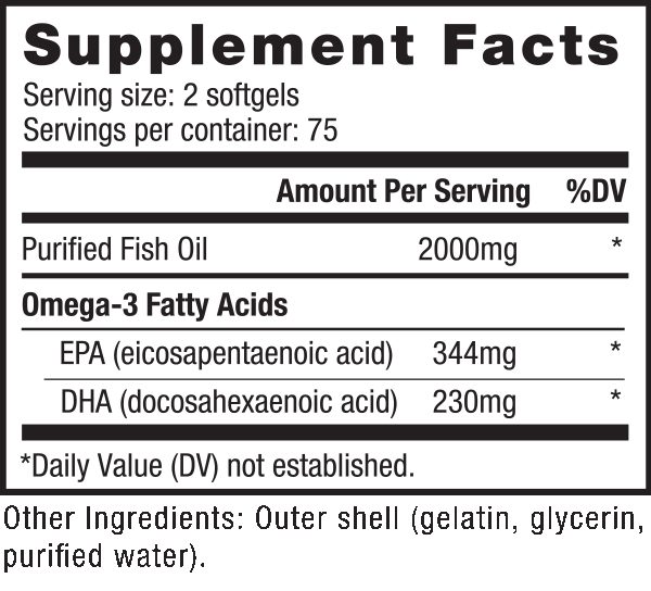 NutraBio Fish Oil