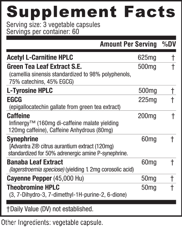 NutraBio Thermofuel V9