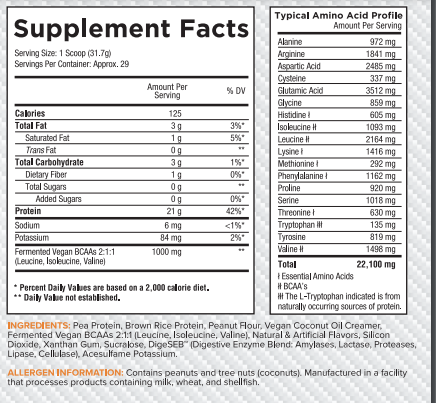 Core Nutritionals Gourmet Vegan Protein